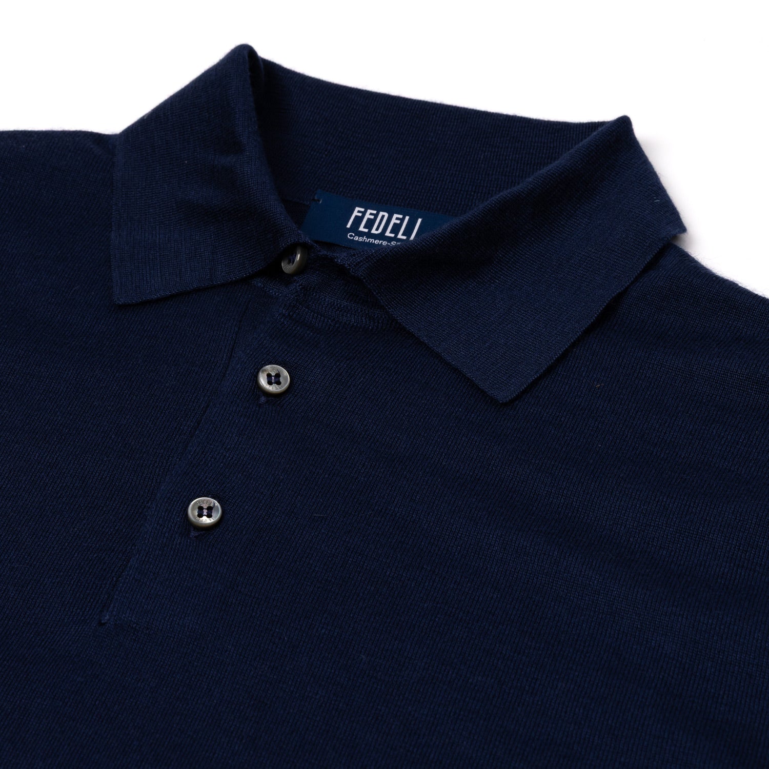 Knitted Polo Shirt "Sportman" made of Cashmere & Silk